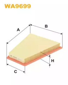 WIX FILTERS wa9699 -  Воздушный фильтр